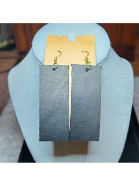 Leather earrings